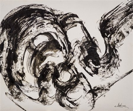 Ferdinando Chevrier (Livorno 1920 2005) Intuizione, 1966 Olio su tela, cm....