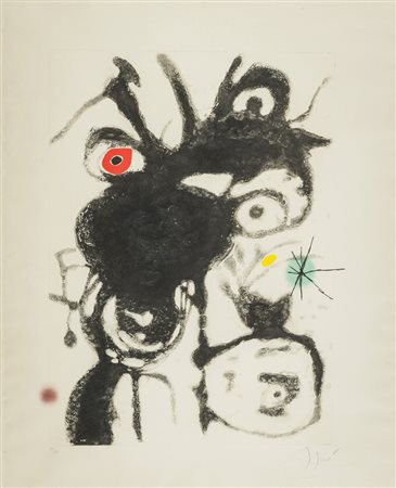 Joan Mirò (Barcellona 1893 Palma de Mallorca 1983) Senza titolo, 1975...