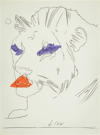 Andy Warhol (Pittsburg 1928 New York 1987) Lion, 1975 Fotolitografia su carta...