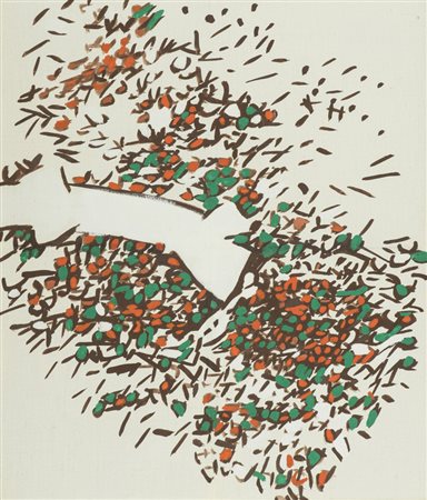 Antonio Sanfilippo (Portanna (Tp) 1923 Roma 1980) Senza titolo, 1968 Olio su...