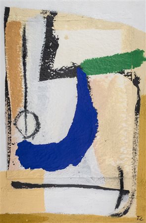 Tommaso Cascella (Roma 1951) Senza titolo, Tecnica mista e applicazioni su...