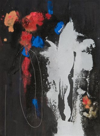 Achille Pace (Termoli (Cb) 1923) Senza titolo, 2005 Olio e filo su tela, cm....