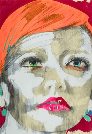 Gioia Cleonice (Colleferro(Rm) 1976) Lola 2012 Tecnica mista su cartone, cm....