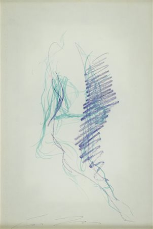 Ernesto Treccani (Milano 1920 2009) Senza titolo Tecnica mista su cartoncino...