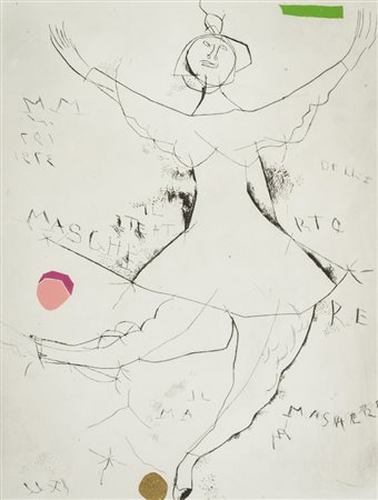 Marino Marini (Pistoia 1901 Viareggio 1980) Danza minima I Acquaforte...