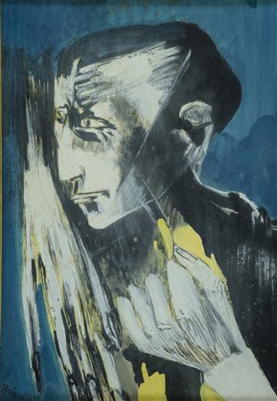 Remo Brindisi (Roma 1918 Lido di Spina (Fe) 1996) Figura 1960 Tempera su...