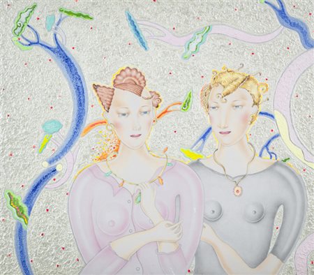 Luca Alinari (Firenze 1943) Troppi se, toppi ma Tecnica mista e resine su...