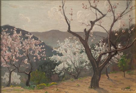 ROVERO GIOVANNI Mongardino (AT) 1885 - 1971 Noli (SV) "Primavera" 1932...