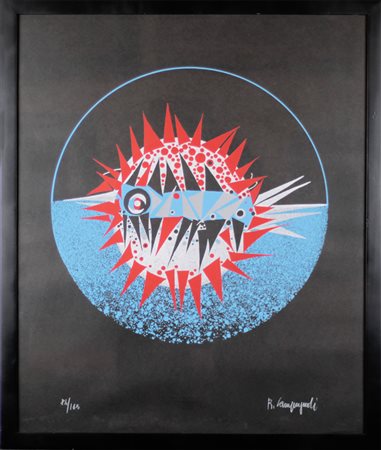 Romano Campagnoli ( Torino 1934 - Torino 2009) Senza titolo Dim. 72,5x61...