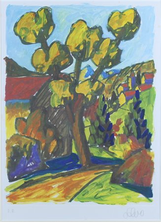 Salvo ( Leonforte 1947 - Torino 2015) Senza titolo Dim. 70x50 Acquaforte a...