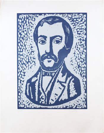 Adolfo Saporetti ( Ravenna 1907 - Milano 1974) Senza titolo Dim.50,5x39,3...