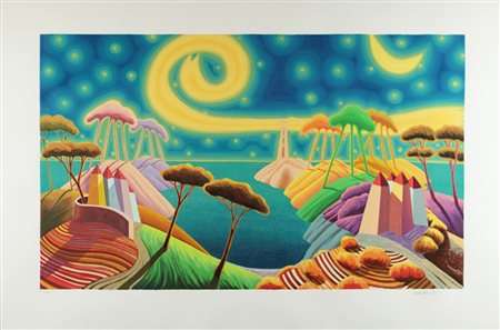 Luca Dall'Olio ( Chiari 1958) Attimi Dim. 80x120 Serigrafia su carta Al verso...