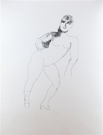 Franco Gentilini (Faenza 1909 - Roma 1981) Senza titolo Dim. 44,2x33,2...