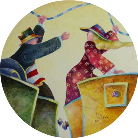 Francesco Nesi ( San Casciano Val di Pesa 1952) Uniti allo stesso filo...