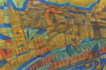 Uberto Bonetti ( Viareggio 1909 - Viareggio 1993) Verona Anni 30...