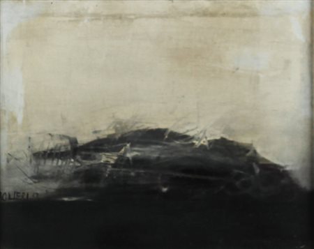 Tino Vaglieri ( Trieste 1929 – Milano 2000) Studio 1958 Dim.40x50 Olio su...