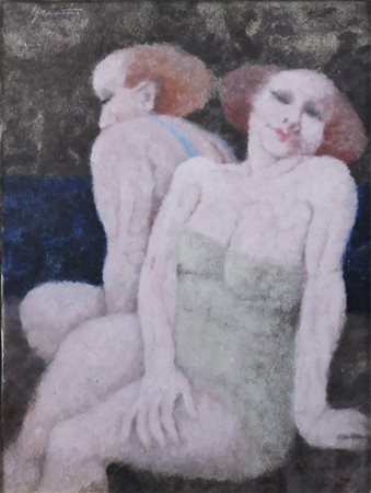 Remo Squillantini ( Stia 1920 – Firenze 1996) Senza titolo Anni 70 Dim.40x30...