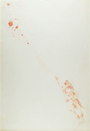 Omar Galliani ( Montecchio Emilia 1954) Senza titolo 1981 Dim.96x66 Tecnica...