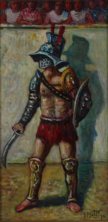 Giovan Francesco Gonzaga ( Milano 1921 – Milano 2007) Il gladiatore 1995...