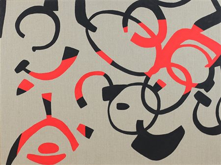 Carla Accardi ( Trapani 1924 – Roma 2014) Dove si perde 2010 Dim.60x80...