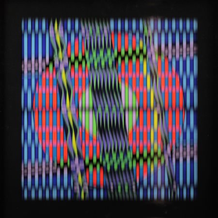 Guido Baldessari ( Venezia 1938 – Venezia 2016) Geometrismo vibrante 1979...