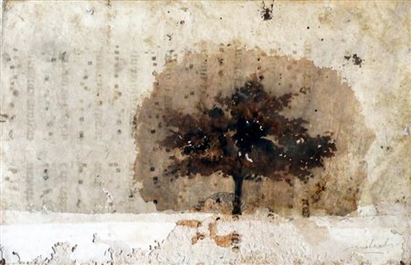 Carlo Mattioli ( Modena 1911 – Parma 1994) Senza titolo Anni 80 Dim.22x34...