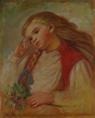 Felicita Frai ( Praga 1908 – Milano 2010) Senza titolo Dim.50x39,5 Olio su...