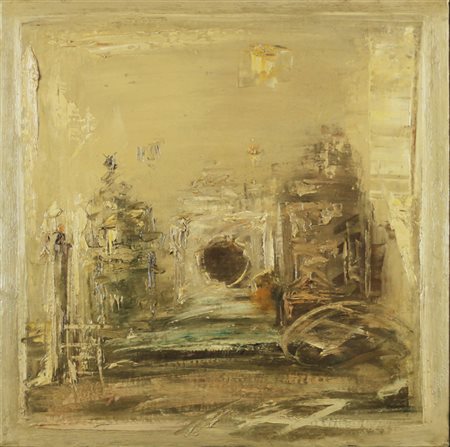 Giancarlo Ossola ( Milano 1935 – Milano 2015) Oggetti 1979 Dim.55x55 Olio su...