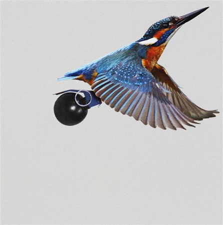 Pep Marchegiani ( Pescara 1971) Boom voyage 2017 Dim.50x50x2,1 Stampa...