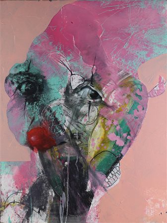 Giancarlo Bozzani (Boz) ( Milano 1959) Senza titolo 2011 Dim.80x60 Olio e...