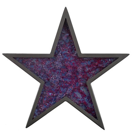 OMAR RONDA Portula 1947 - 2017 " Star frozen " anno 1994 Vetro pressofuso...