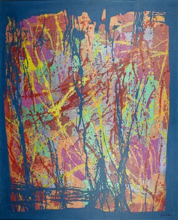 ANTONIO CORPORA Tunisi 1909 - Roma 2004 " Gli stendardi di Saladino " anno...