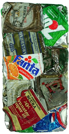 CÉSAR Marsiglia 1921 – Parigi 1998 Compressione di lattine anno 1989 firmata...