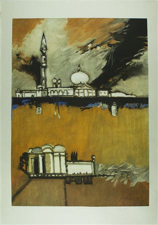 REMO BRINDISI Roma 1918 – Lido di Spina 1996 acquatinta acquaforte es. n....