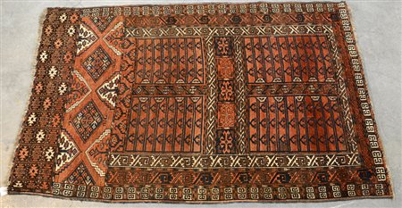 [Tappeti] Tappeto Yomut, Ensi, Turkestan occidentale, inizio secolo XX....