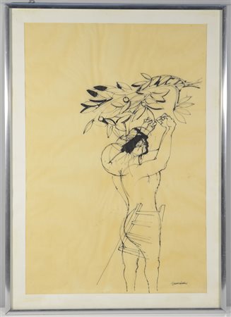 Luigi Guerricchio (Matera 1932 - Matera 1996)"Senza titolo"pennarello su...