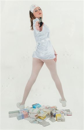 Metcuc Marre des virus 2006Fotografia vintage a colori procedimento...