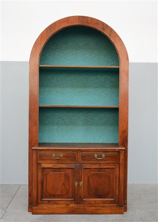 Mobile libreria con parte inferiore a due sportelli, due cassetti e due...