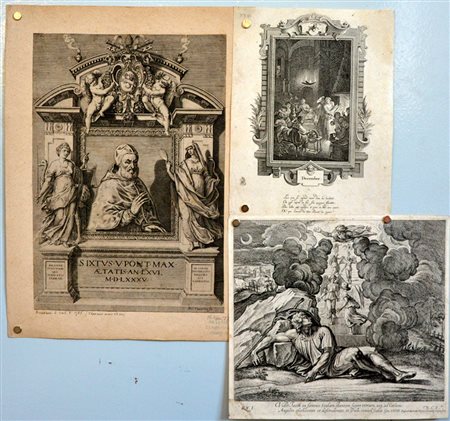 Lotto composto da 33 incisioni a tema per lo più scultoreo, archeologico,...