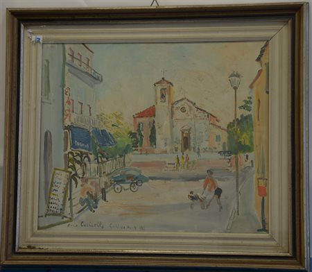 Mario Cortiello (Napoli 1907 - San Sebastiano Al Vesuvio 1981)"Paesaggio di...