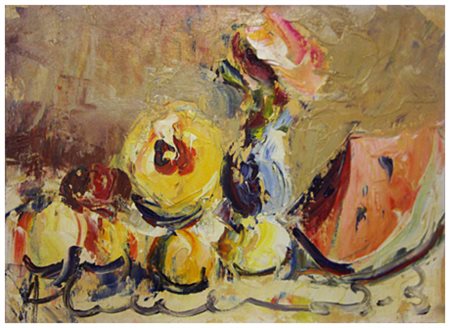 PAOLO MASSIMO ABRAMS Livorno 1952 Senza titolo Olio su tela accoppiata a...