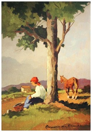 CLAUDIO DA FIRENZE (Claudio Domenici) Firenze 1943 Senza titolo Olio su...