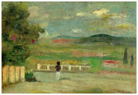 NELLO GIOVANNELLI Livorno 1922 – Livorno 1996 Angolo di Ardenza 1984 Olio su...