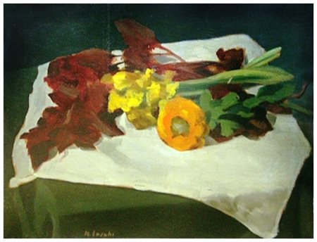 MASANIELLO LUSCHI Livorno 1942 – Livorno 1995 Senza titolo Olio su tavola...