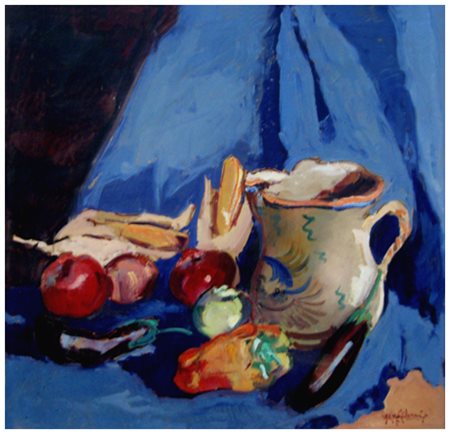 FRANCO MAZZACCHERINI La Spezia 1939 – Livorno 1999 Senza titolo Olio su...