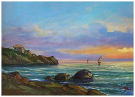 MILLUS (Mauro Illusi) Livorno 1925 – Livorno 1992 Senza titolo Olio su tela...