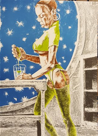 Francesco De Grandi, "S.T.della serie Insonnia Stellare - ed. Tema Celeste"...