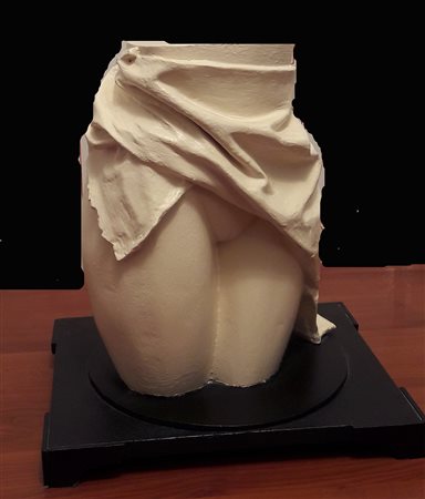 Michele Cimò, "particolare di nudo femminile", scultura esemplare unico in...