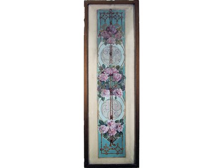 Firma illeggibile (XX secolo), Acquarello su carta, Studio per decorazione...