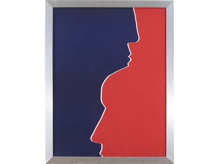 Raffaello Somazzi (1946), Tempera su carta, Senza Titolo 50x38 cm